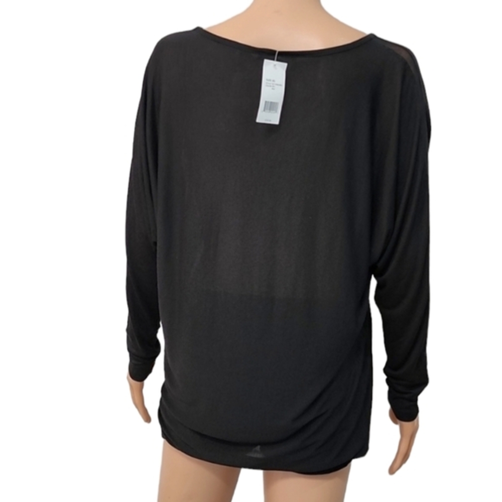 Vince top black Dolman long sleeve rayon Size XS NWT - Picture 8 of 11